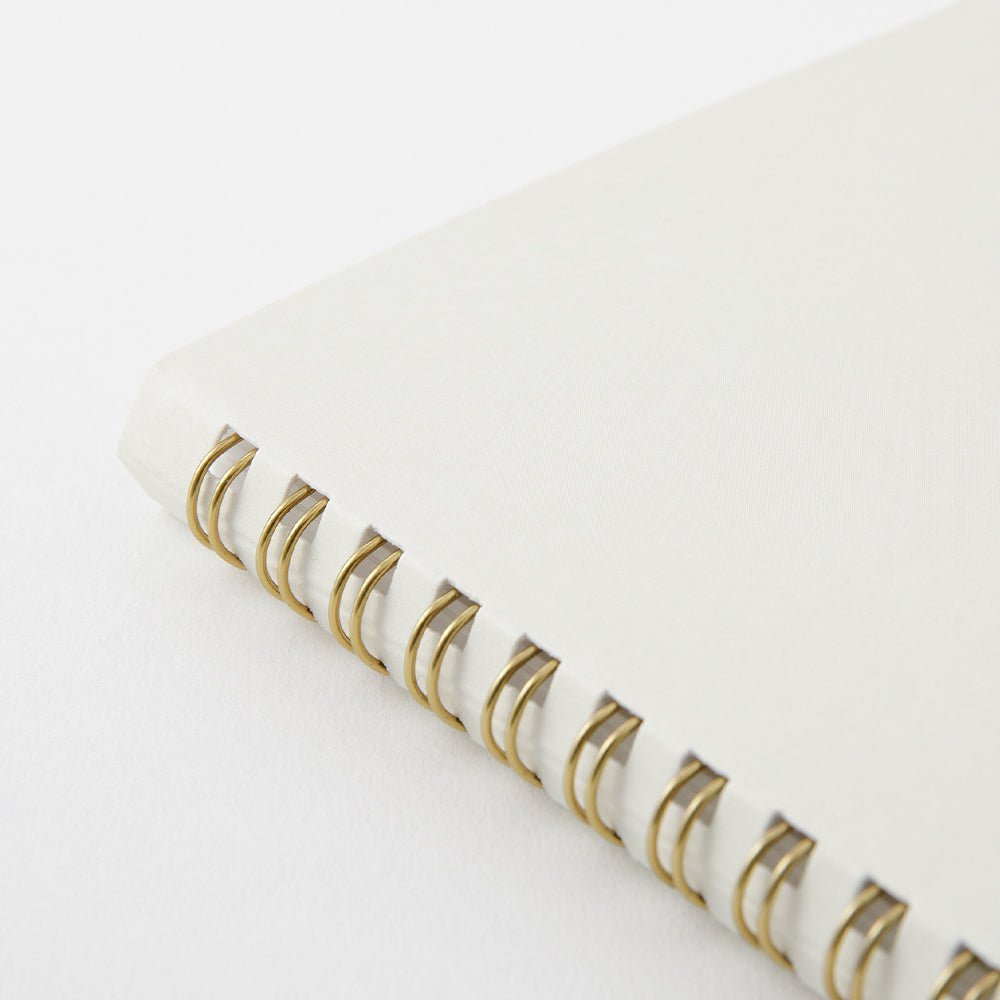 Carnet MIDORI Ring Notebook Soft Color - A5 - Pointillé - Blanc - 4902805153317