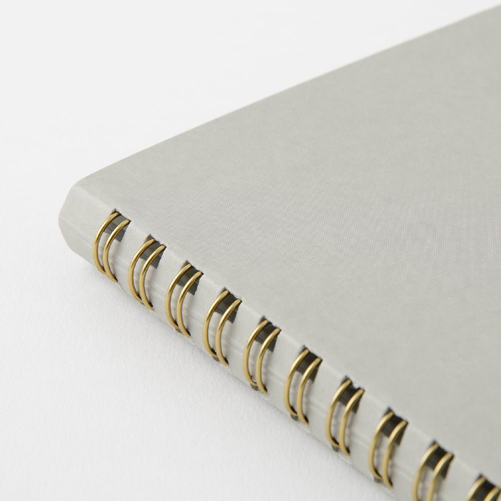 Carnet MIDORI Ring Notebook Soft Color - A5 - Pointillé - Gris - 