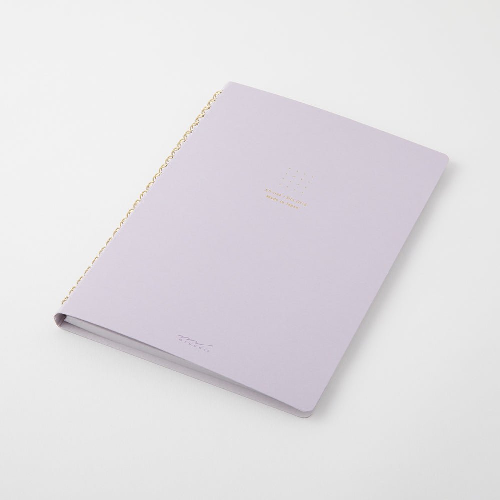 Carnet MIDORI Ring Notebook Soft Color - A5 - Pointillé - Violet - 4902805153355