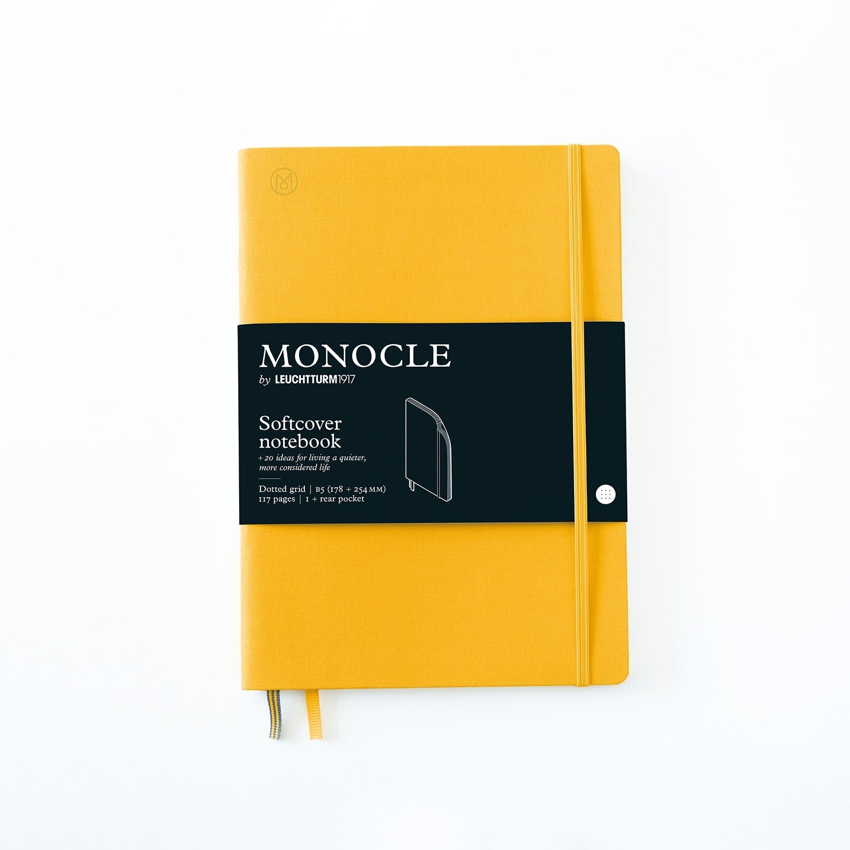 Carnet Monocle by LEUCHTTURM1917 - B5 - Softcover - Pointillé - Yellow - 4004117587672