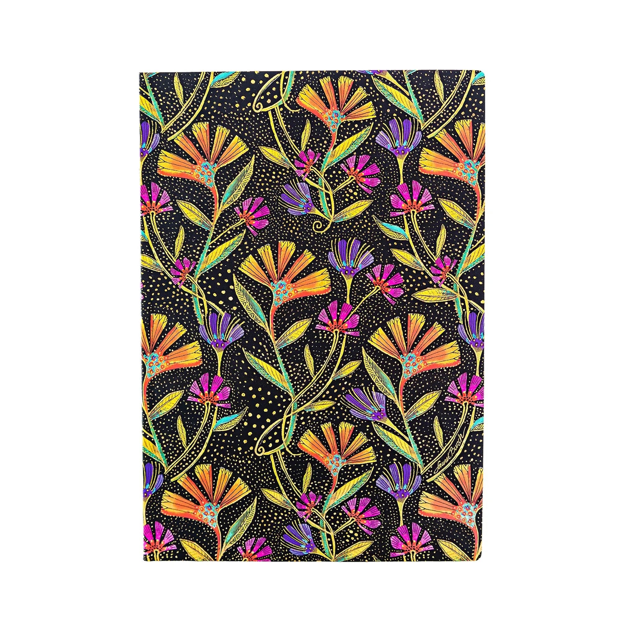 Carnet PAPERBLANKS Fleurs Sauvages - Midi Souple 176p - Ligné - Illustré - 9781439797389