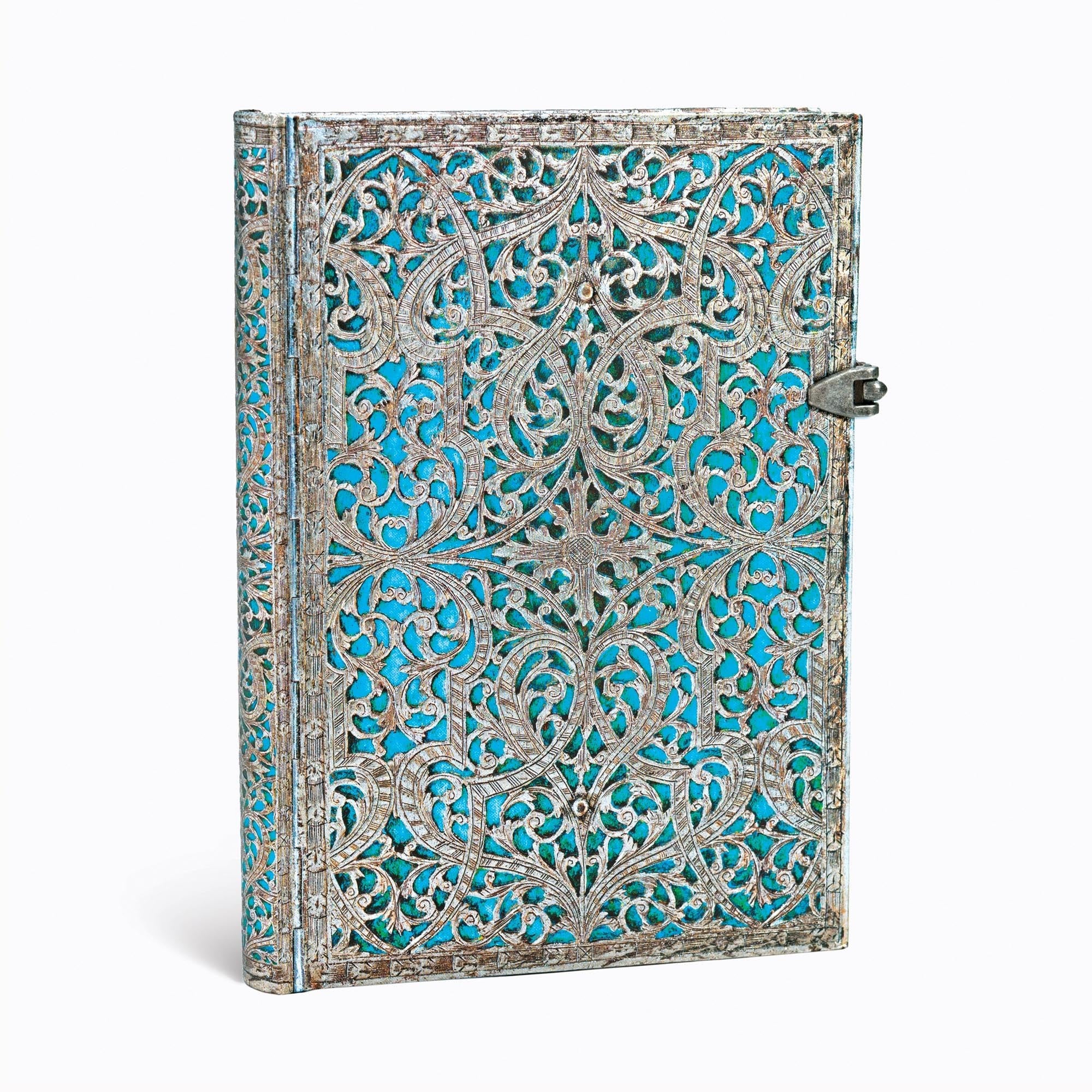 Carnet PAPERBLANKS Maya Bleu - Midi - Hardcover - Ligné - 240p - 9781439725627