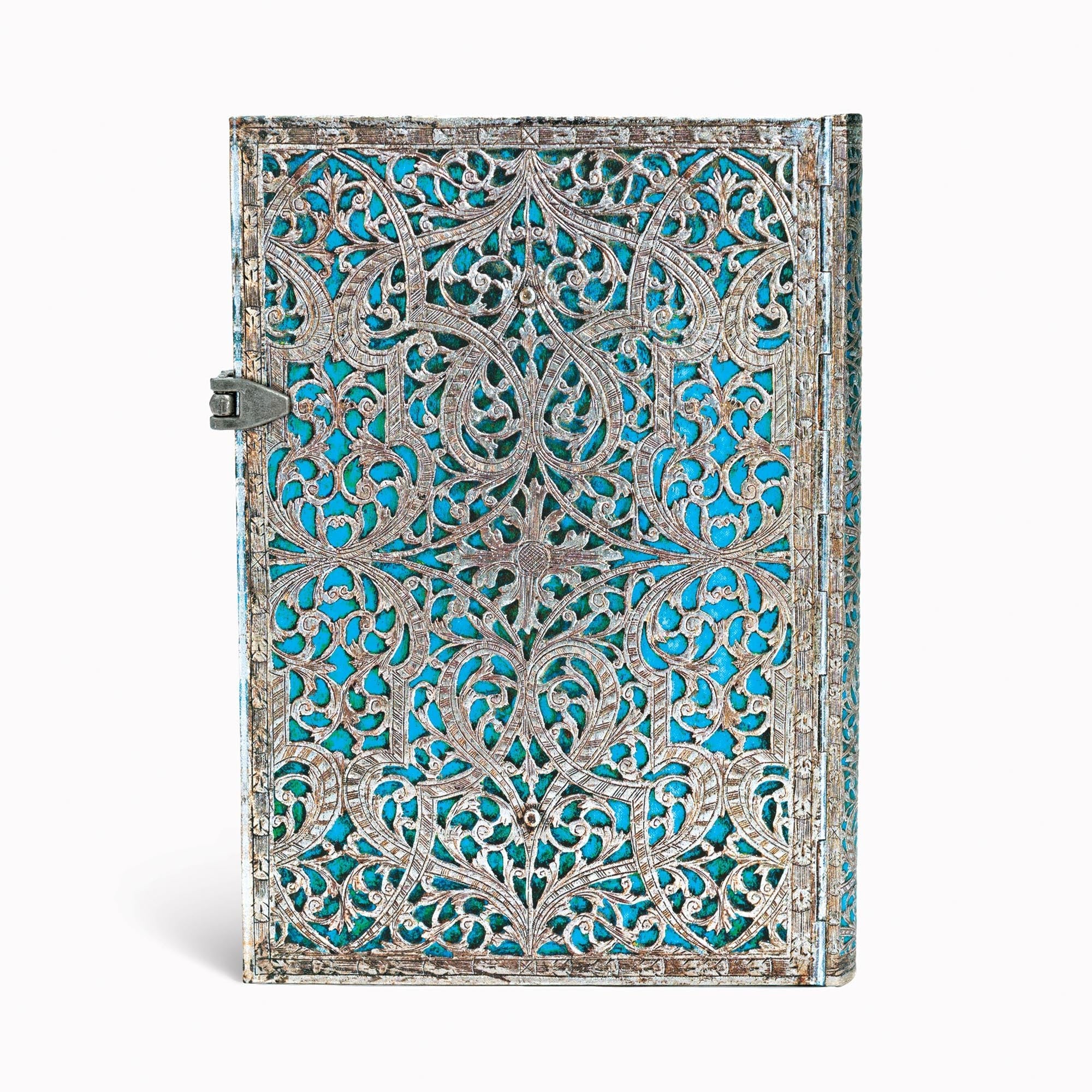 Carnet PAPERBLANKS Maya Bleu - Midi - Hardcover - Ligné - 240p - 9781439725627