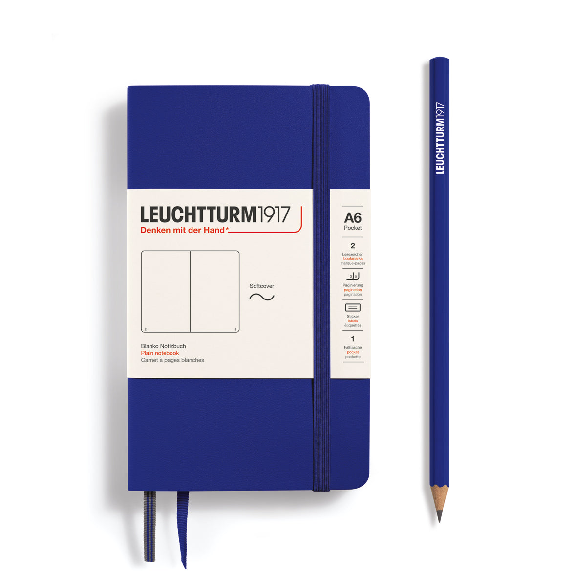 Carnet LEUCHTTURM1917 Classic - A6 - Softcover - Uni - Ink