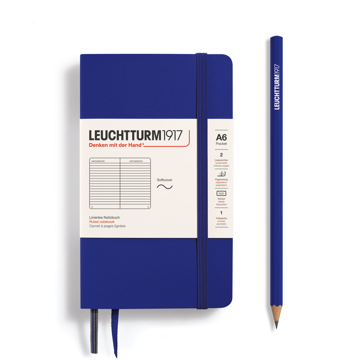 Carnet LEUCHTTURM1917 Classic - A6 - Softcover - Ligné - Ink