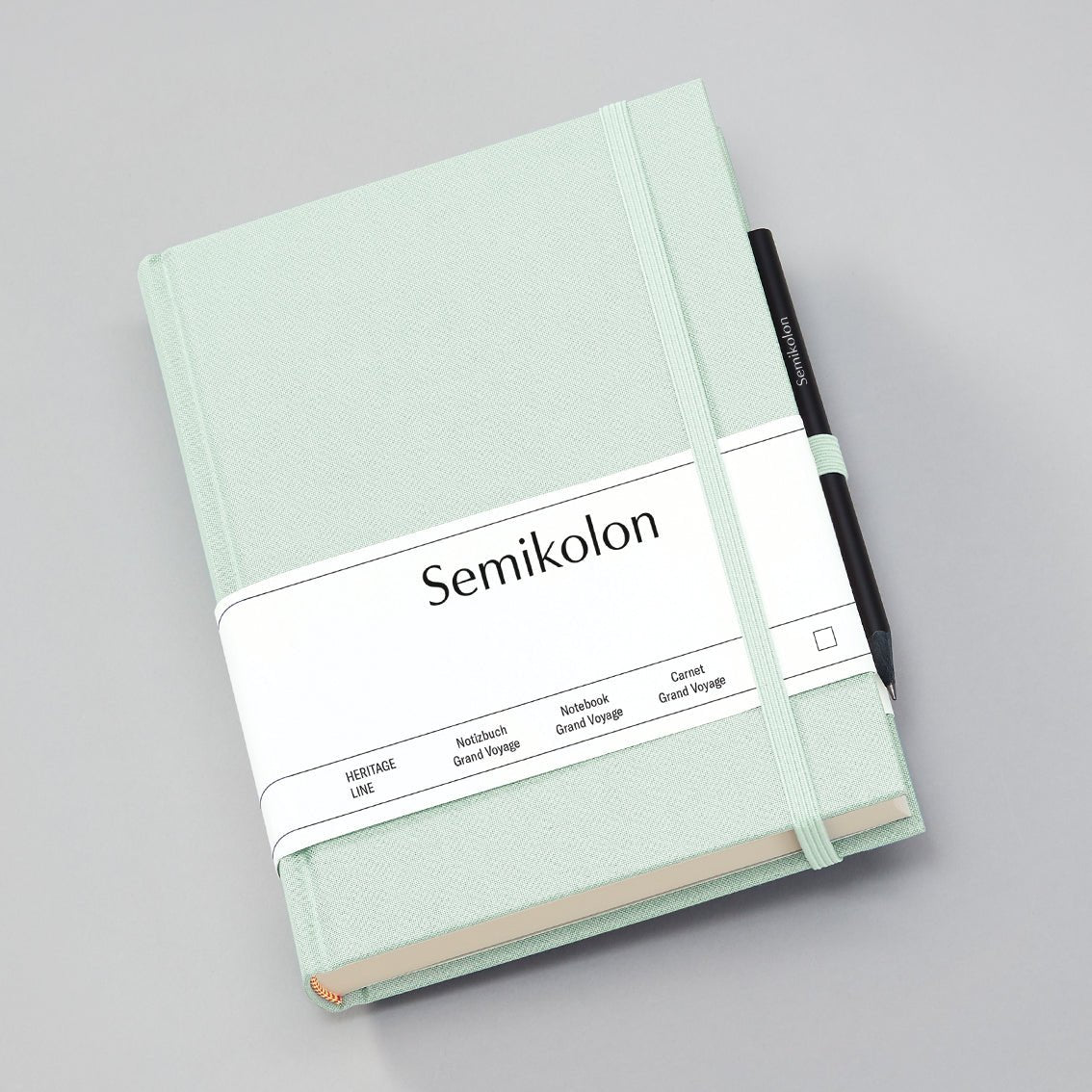 Carnet SEMIKOLON Grand Voyage - A5 - Hardcover - Uni - Moss - 4004117594830