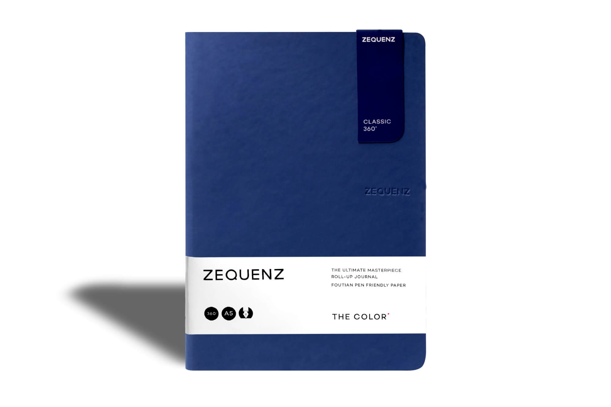 Carnet ZEQUENZ The Color - A5 - Ligné - Dark Navy - 8859340512016