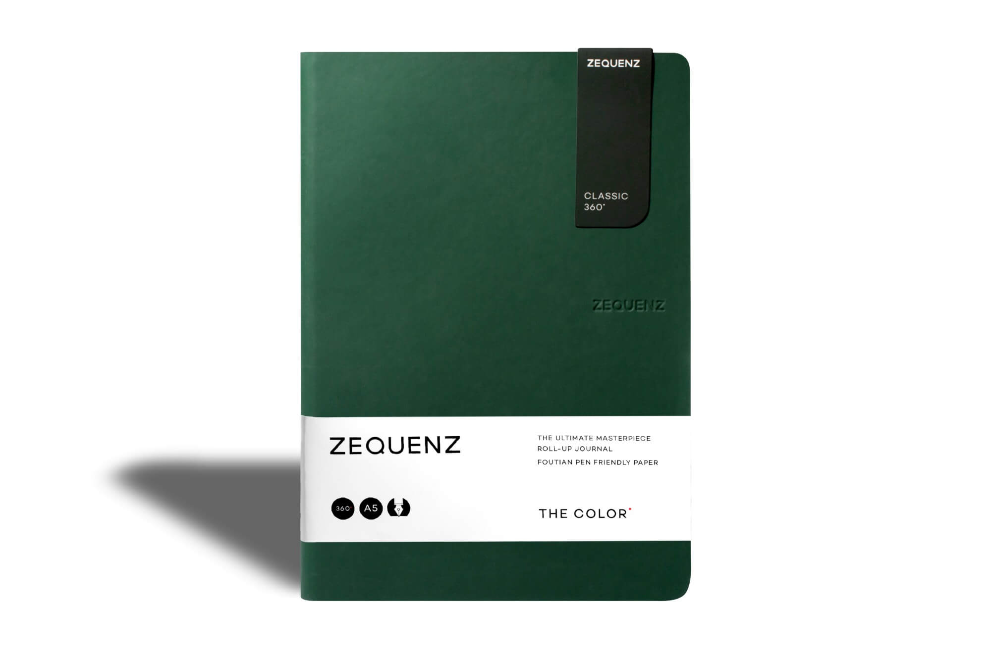 Carnet ZEQUENZ The Color - A5 - Ligné - Emerald - 