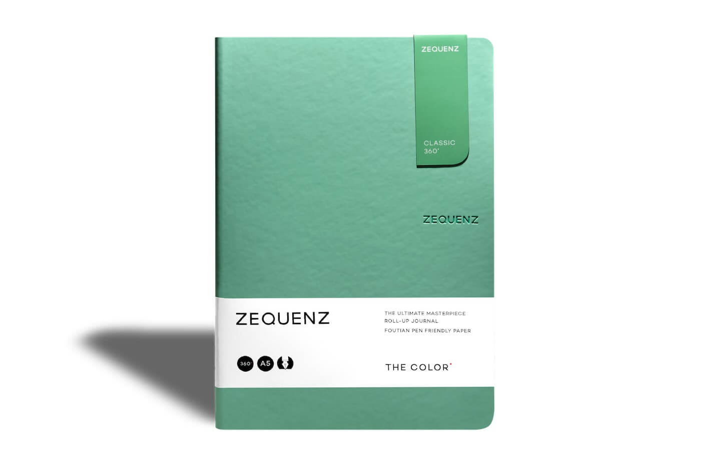 Carnet ZEQUENZ The Color - A5 - Ligné - Fern - 8859340517035