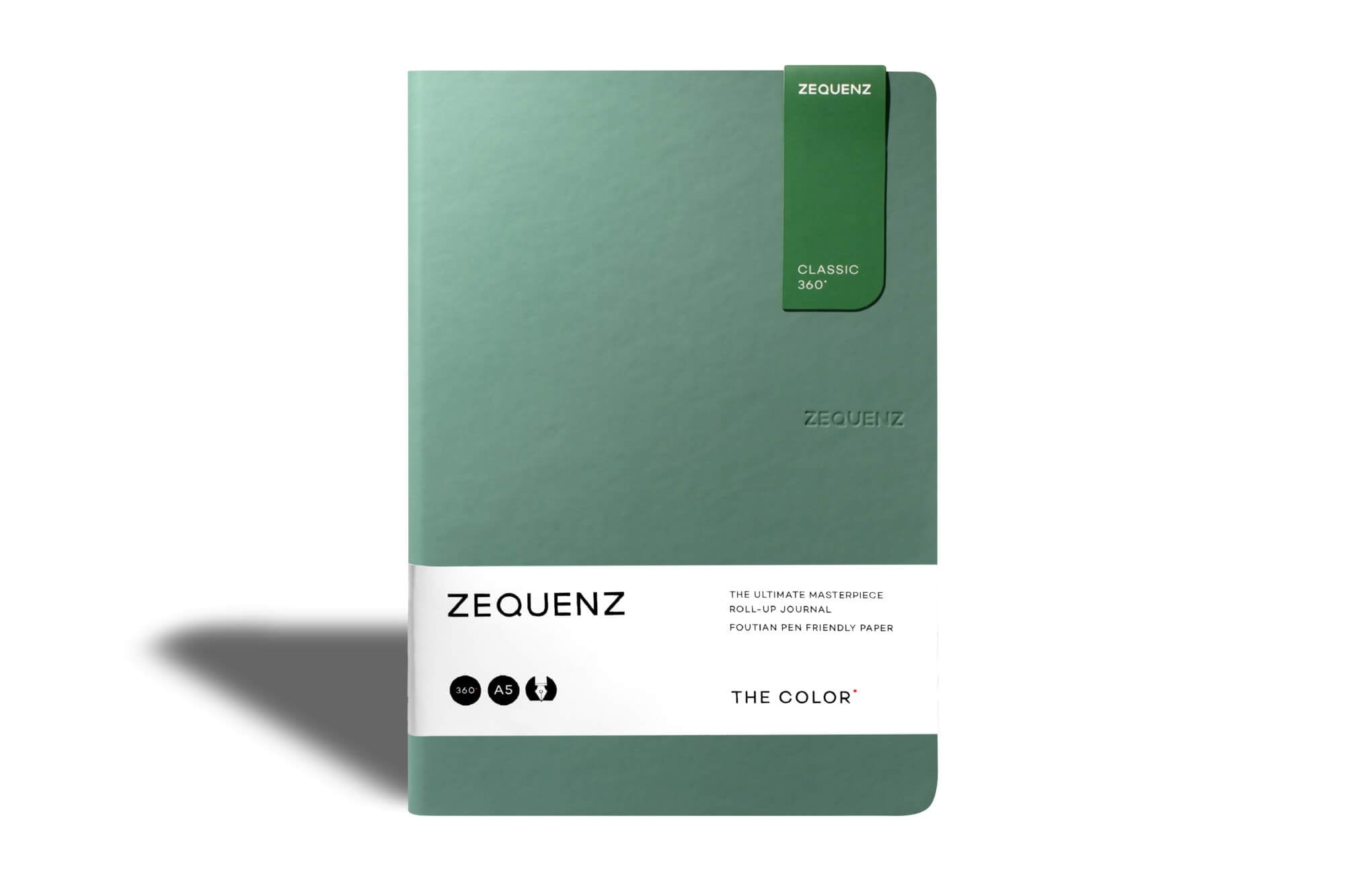 Carnet ZEQUENZ The Color - A5 - Ligné - Jade - 8859340511774