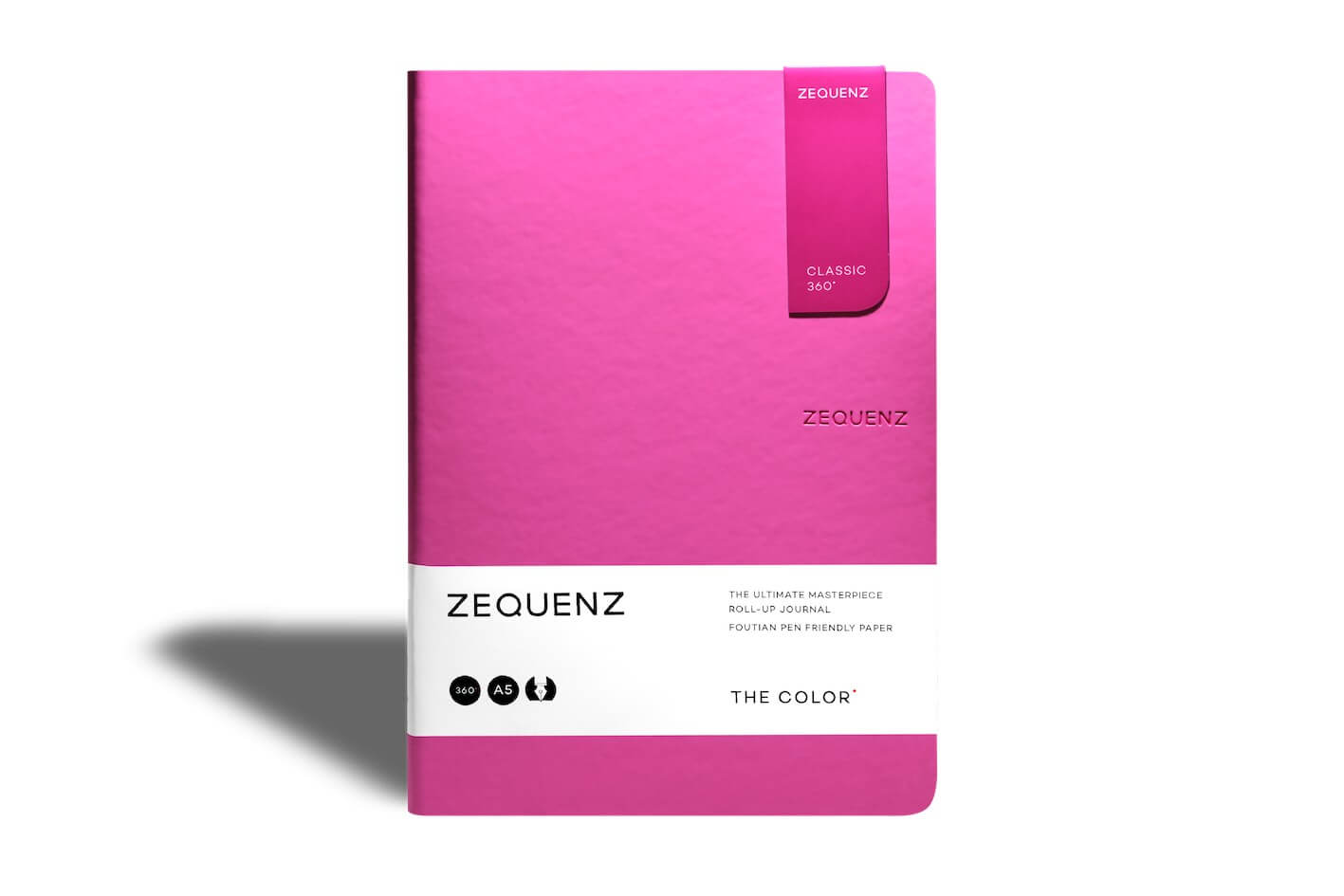 Carnet ZEQUENZ The Color - A5 - Ligné - Magenta - 8859340517271