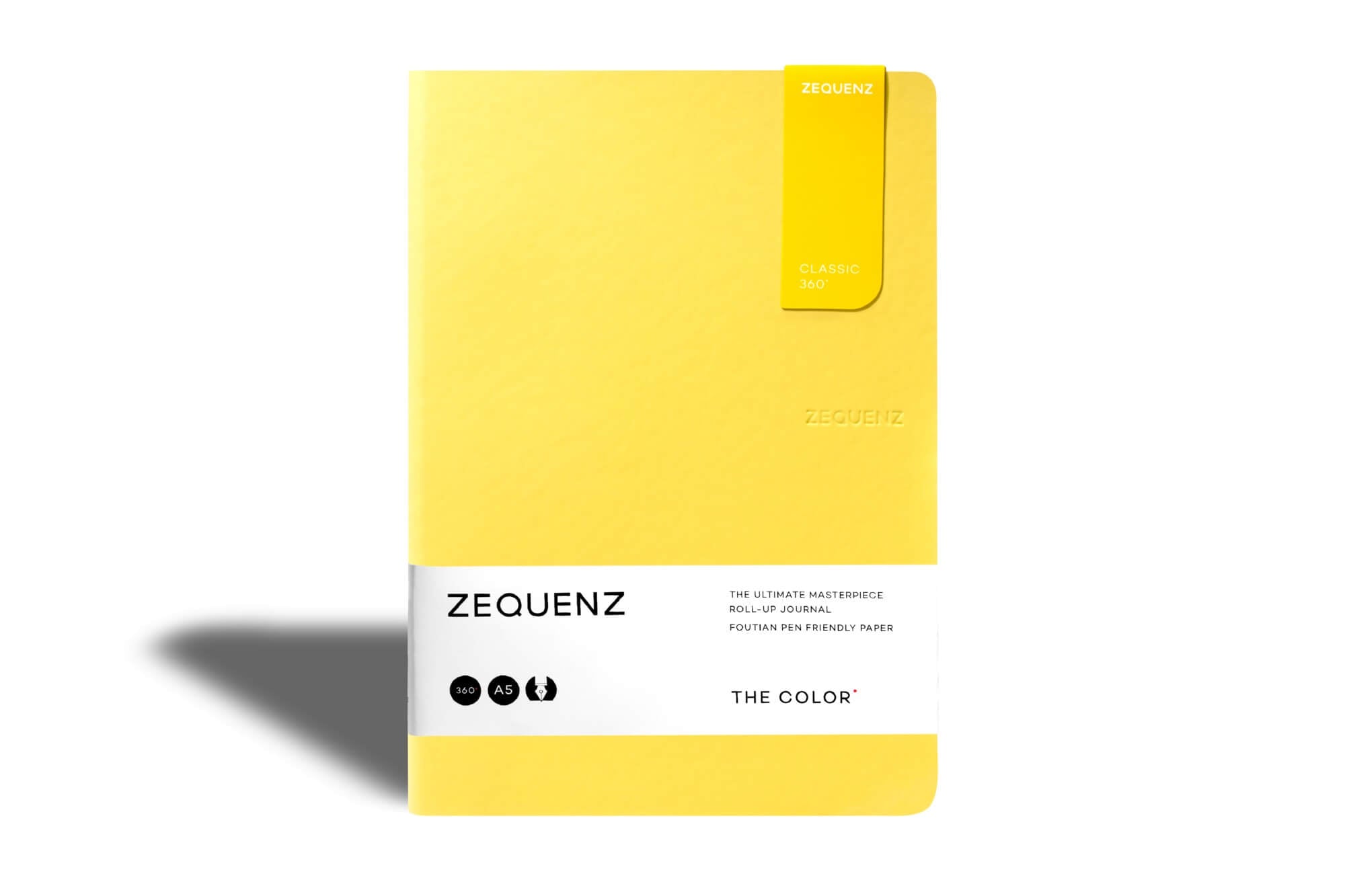 Carnet ZEQUENZ The Color - A5 - Ligné - Mustard - 8859340511538