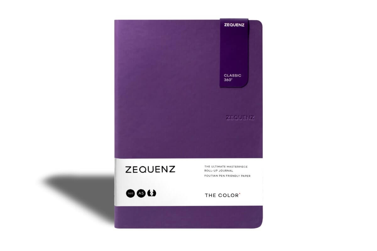 Carnet ZEQUENZ The Color - A5 - Ligné - Scarlet Gum - 8859340512054