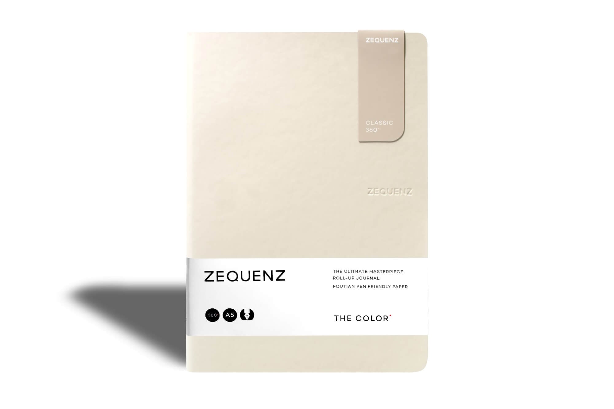 Carnet ZEQUENZ The Color - A5 - Quadrillé - Beige - 8859340511484