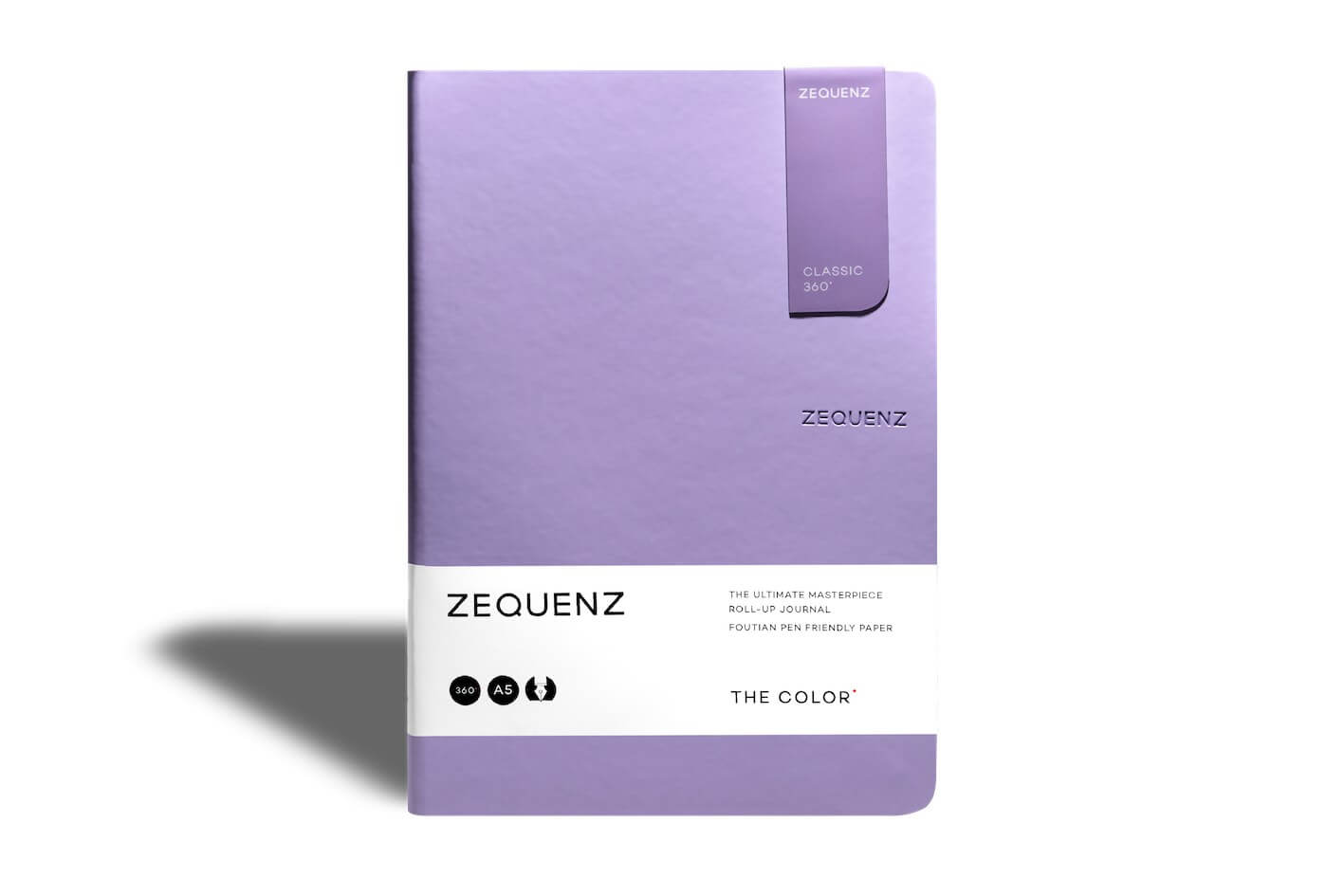 Carnet ZEQUENZ The Color - A5 - Quadrillé - Lavender - 8859340517141