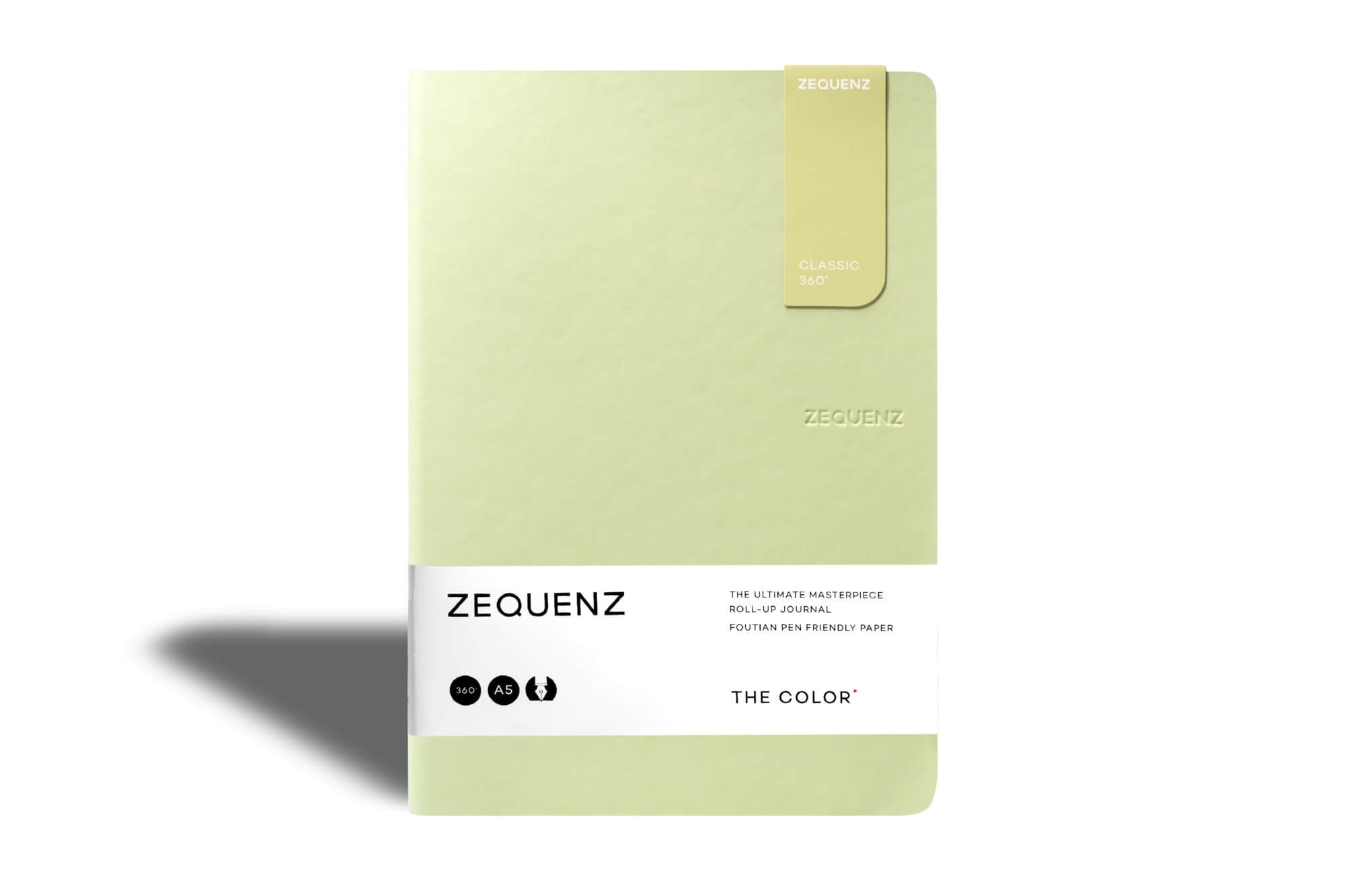 Carnet ZEQUENZ The Color - A5 - Quadrillé - Olive - 8859340511569