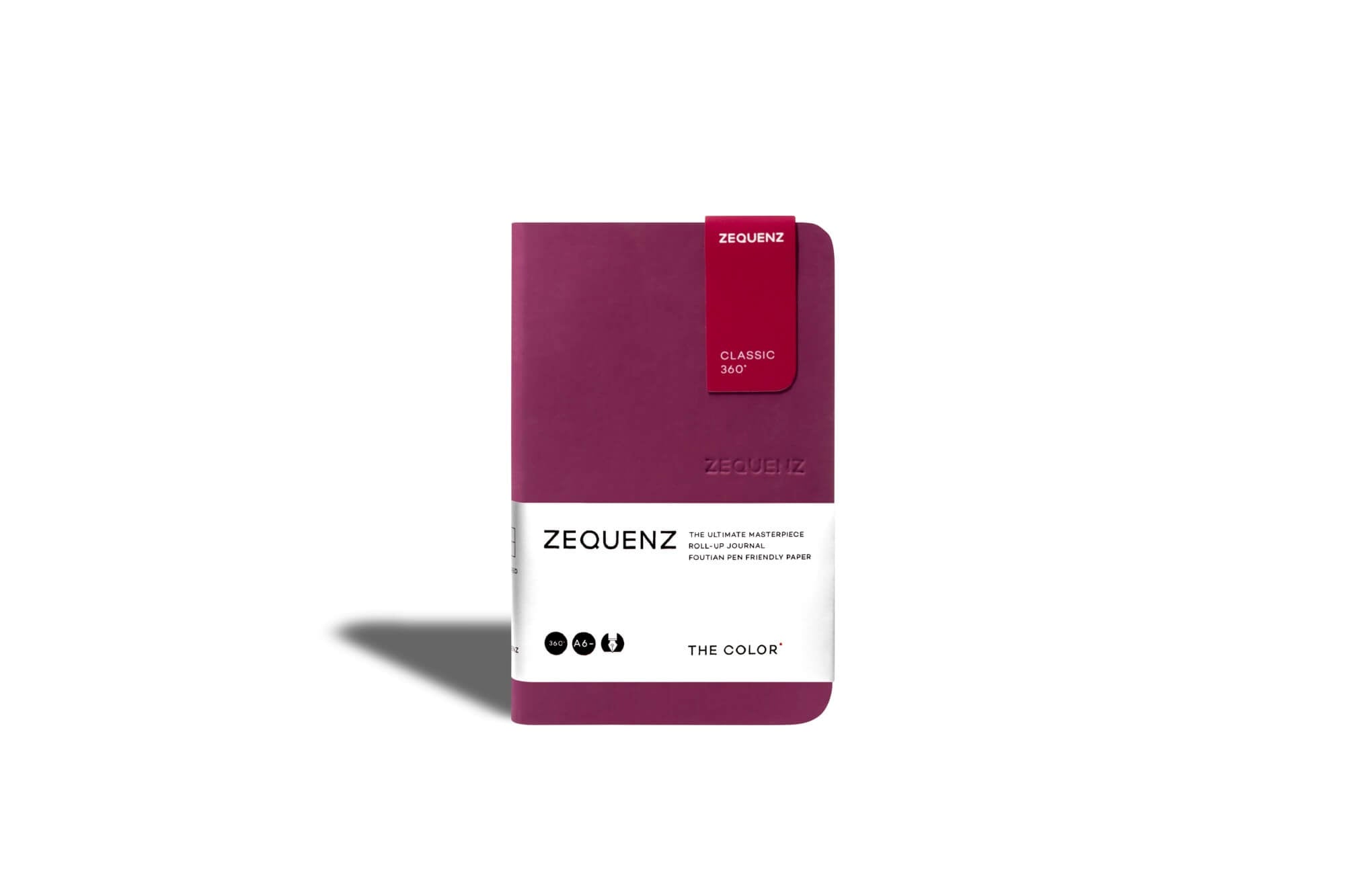 Carnet ZEQUENZ The Color - A6 - Ligné - Berry - 8859340513051