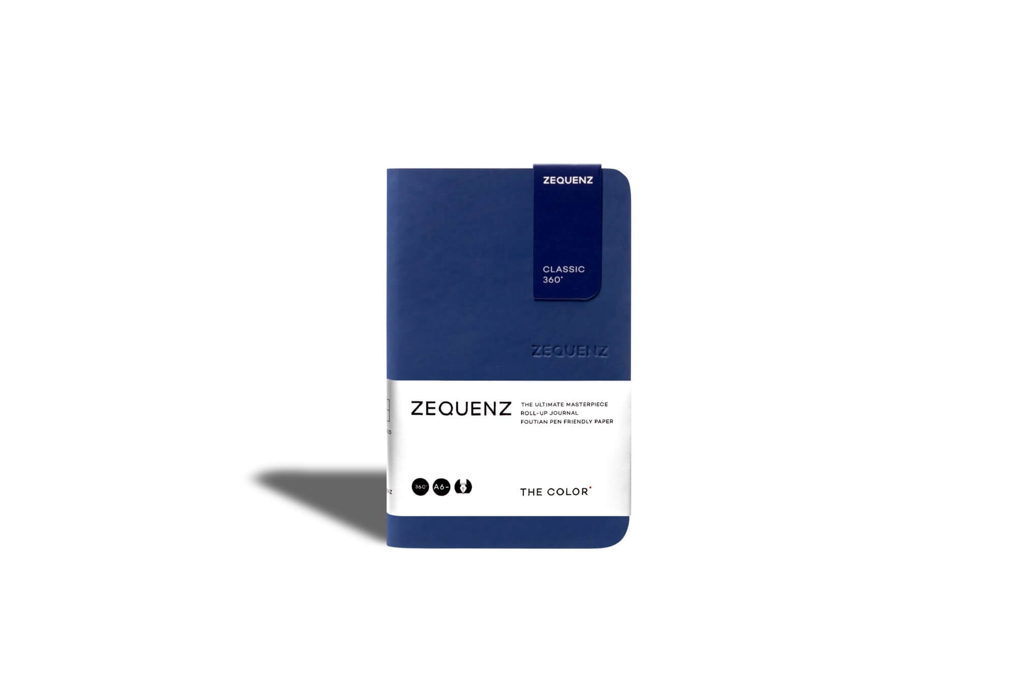 Carnet ZEQUENZ The Color - A6 - Ligné - Dark Navy - 8859340513211