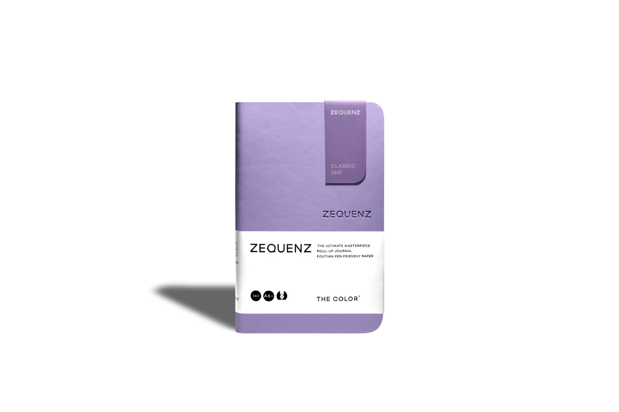 Carnet ZEQUENZ The Color - A6 - Ligné - Lavender - 8859340517790