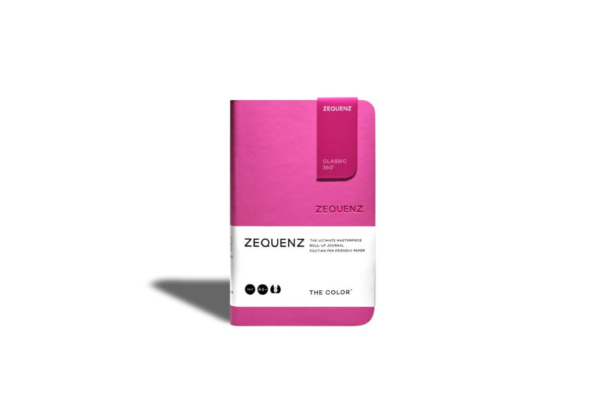 Carnet ZEQUENZ The Color - A6 - Ligné - Magenta - 8859340517912