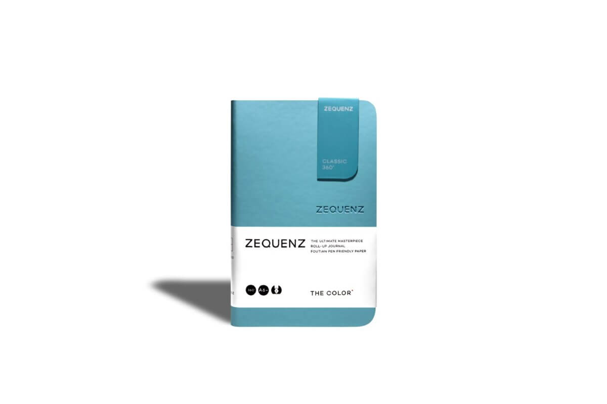 Carnet ZEQUENZ The Color - A6 - Ligné - Turquoise - 8859340517639