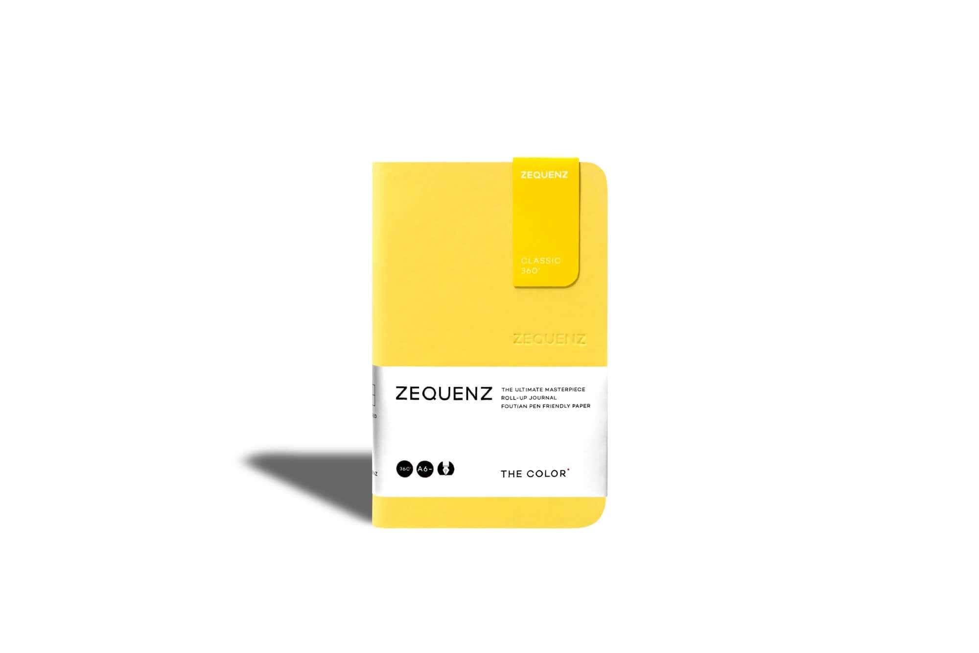 Carnet ZEQUENZ The Color - A6 - Quadrillé - Mustard - 8859340512726