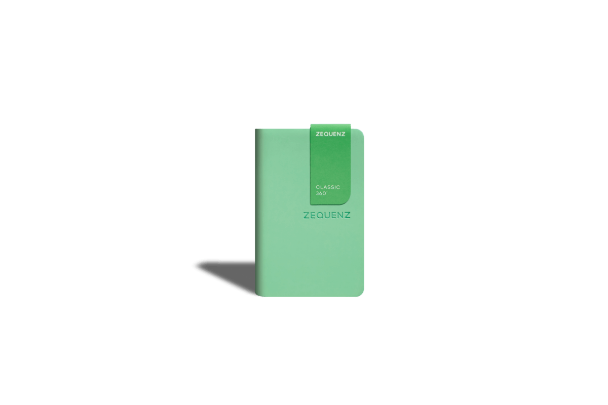 Carnet ZEQUENZ The Color - A7 - Ligné - Fern - 8859340524781