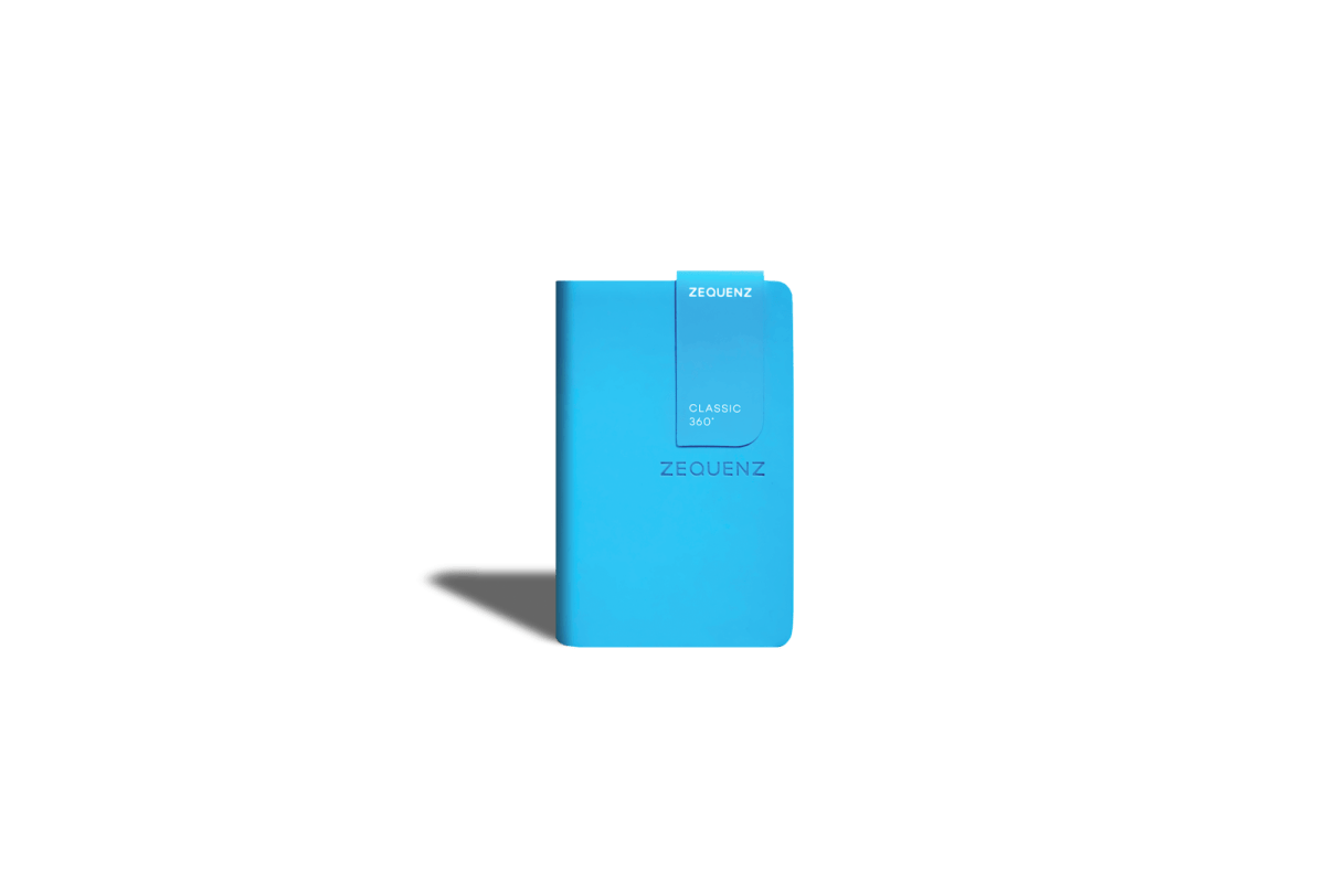 Carnet ZEQUENZ The Color - A7 - Ligné - Ocean - 8859340524989