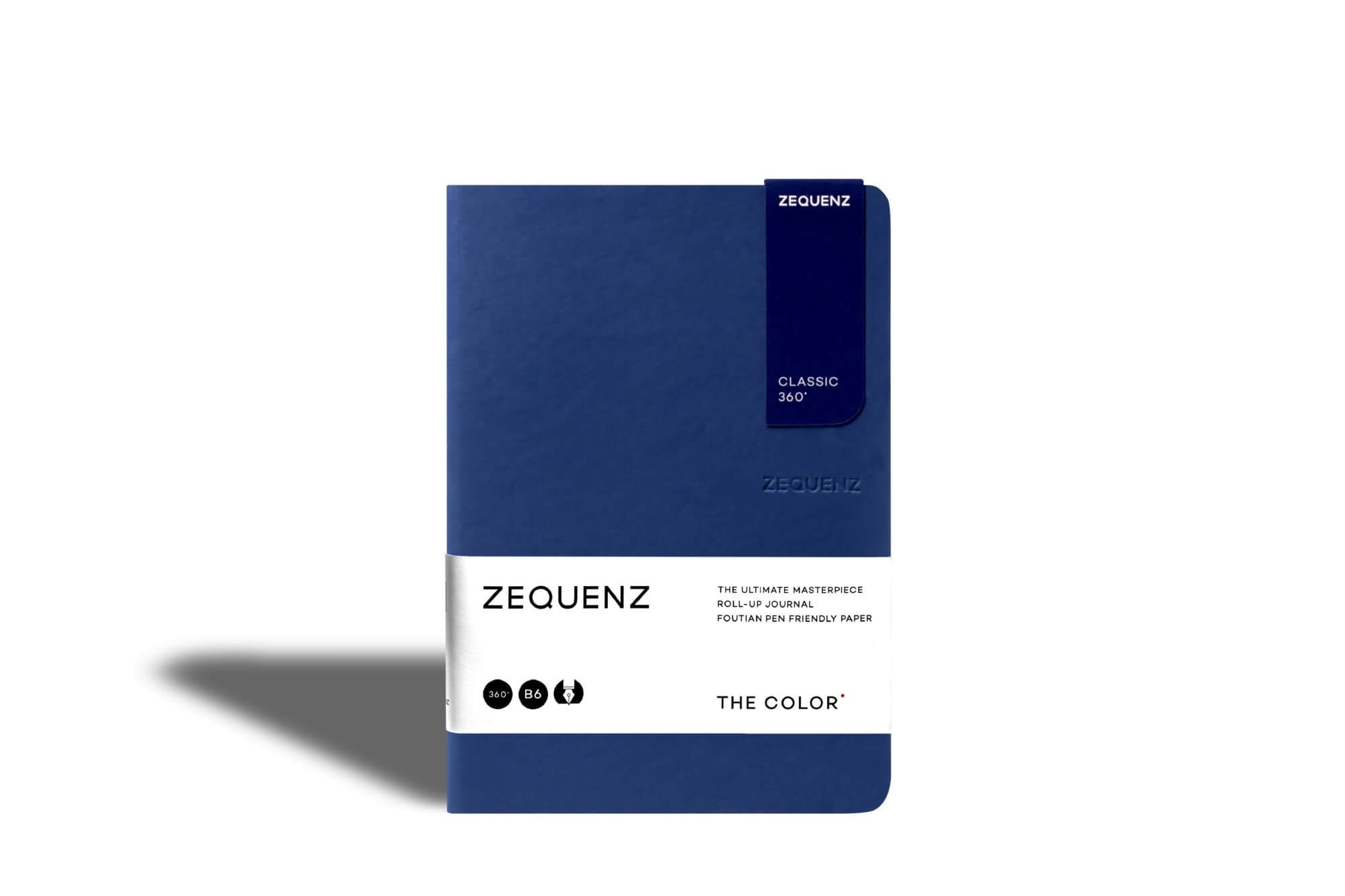 Carnet ZEQUENZ The Color - B6 - Ligné - Dark Navy - 8859340512610