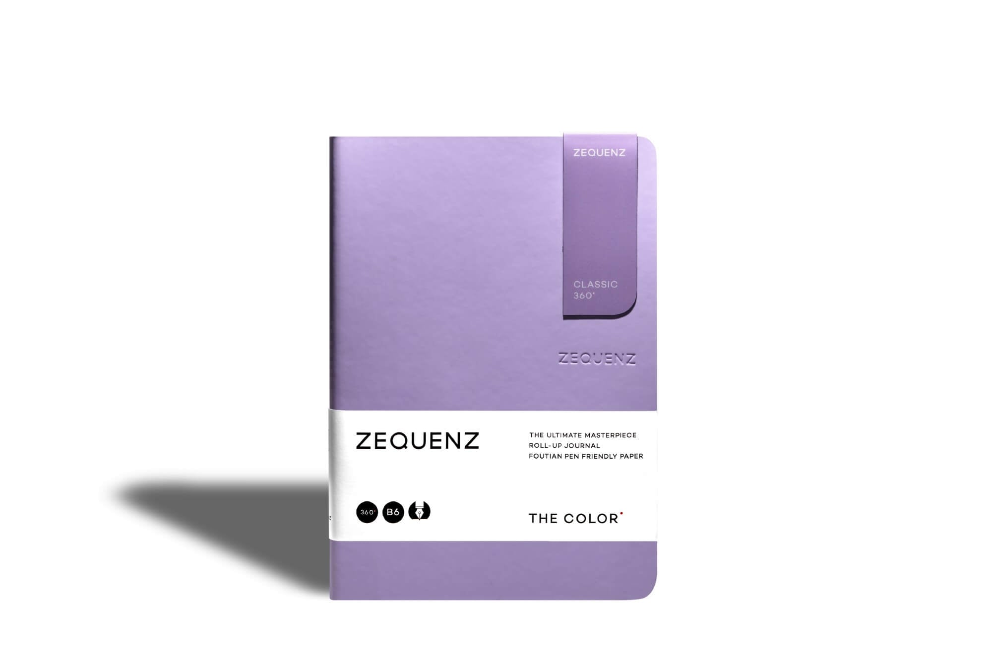 Carnet ZEQUENZ The Color - B6 - Ligné - Lavender - 8859340517479