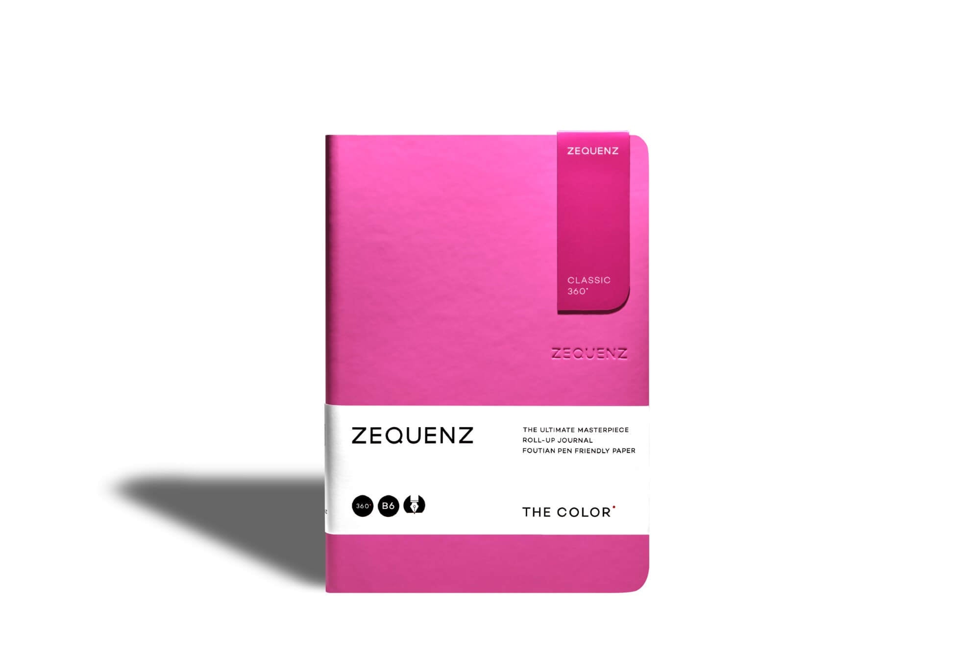 Carnet ZEQUENZ The Color - B6 - Ligné - Magenta - 8859340517592