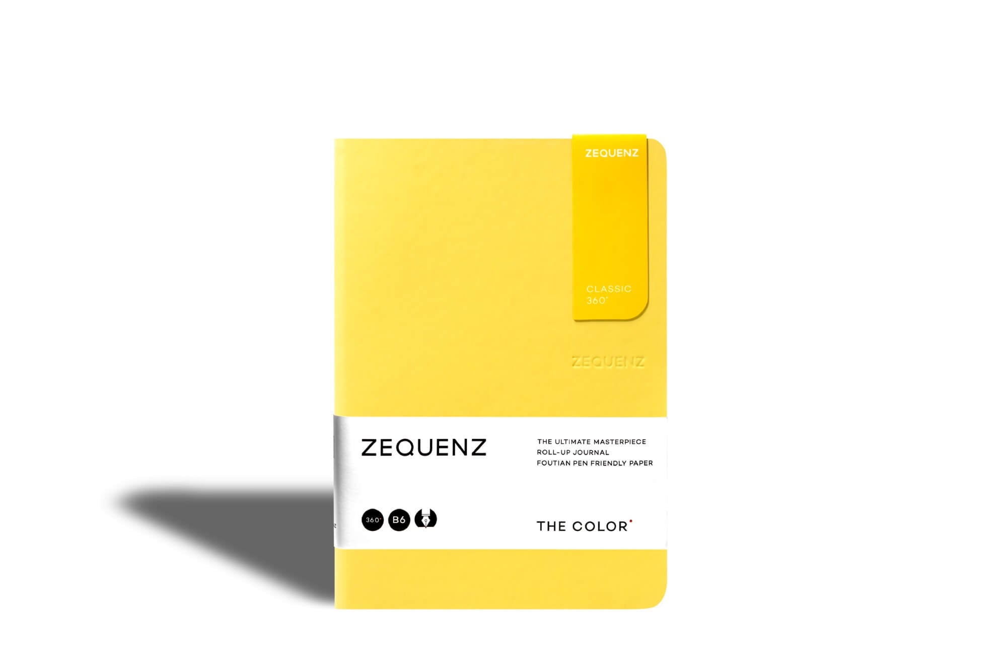 Carnet ZEQUENZ The Color - B6 - Ligné - Mustard - 8859340512139