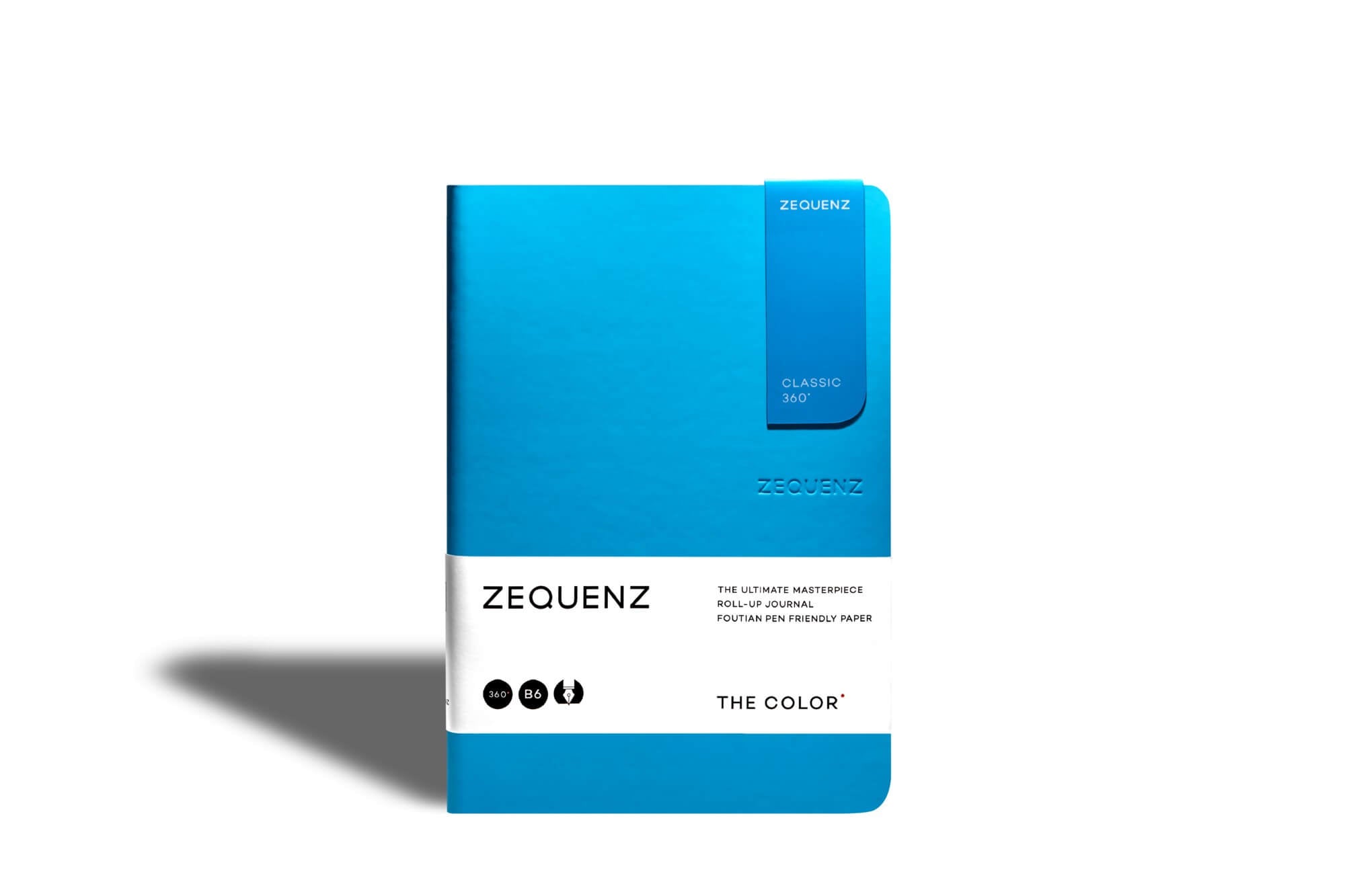 Carnet ZEQUENZ The Color - B6 - Ligné - Ocean - 8859340517554