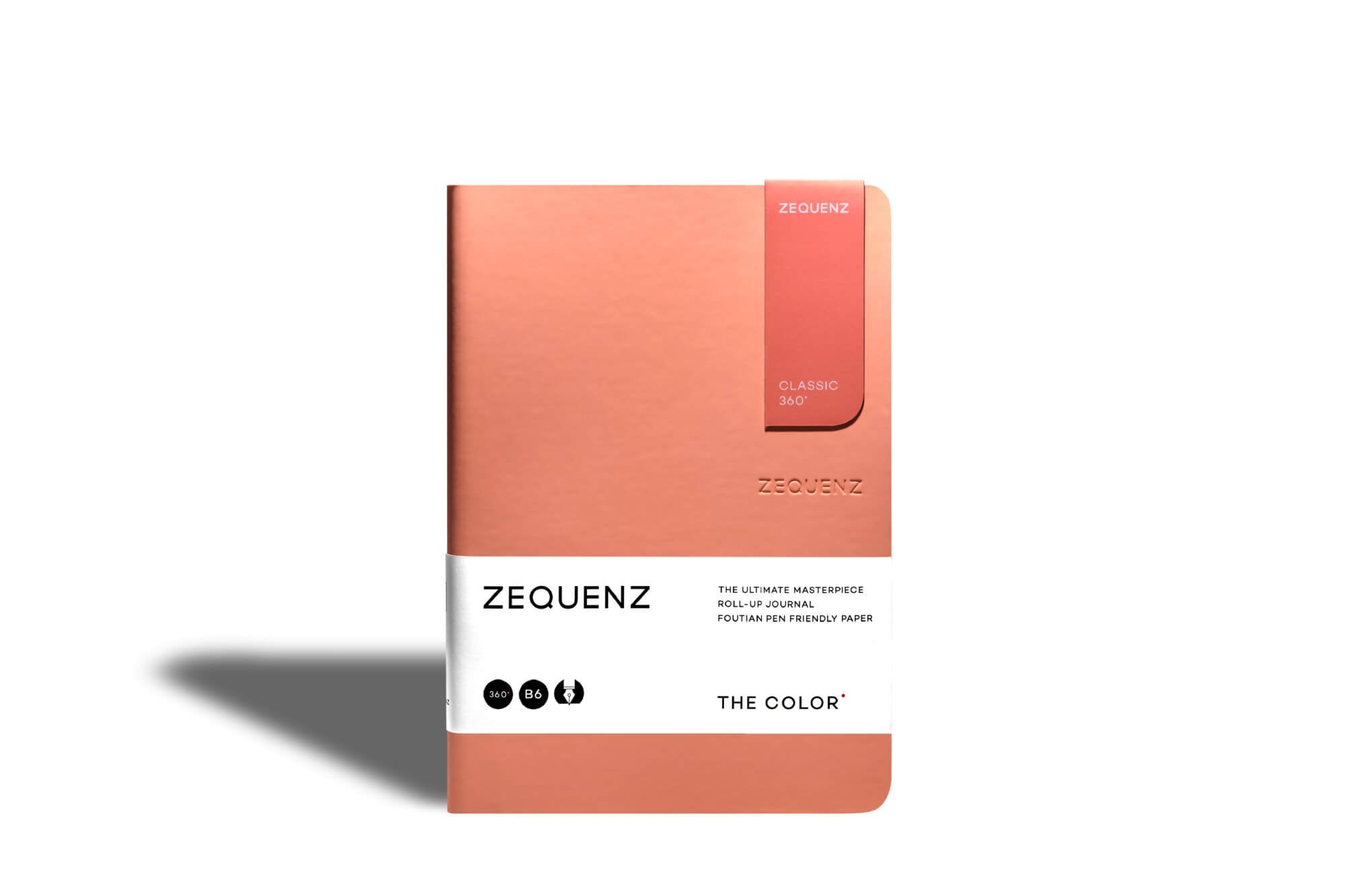 Carnet ZEQUENZ The Color - B6 - Pointillé - Peach - 8859340517493