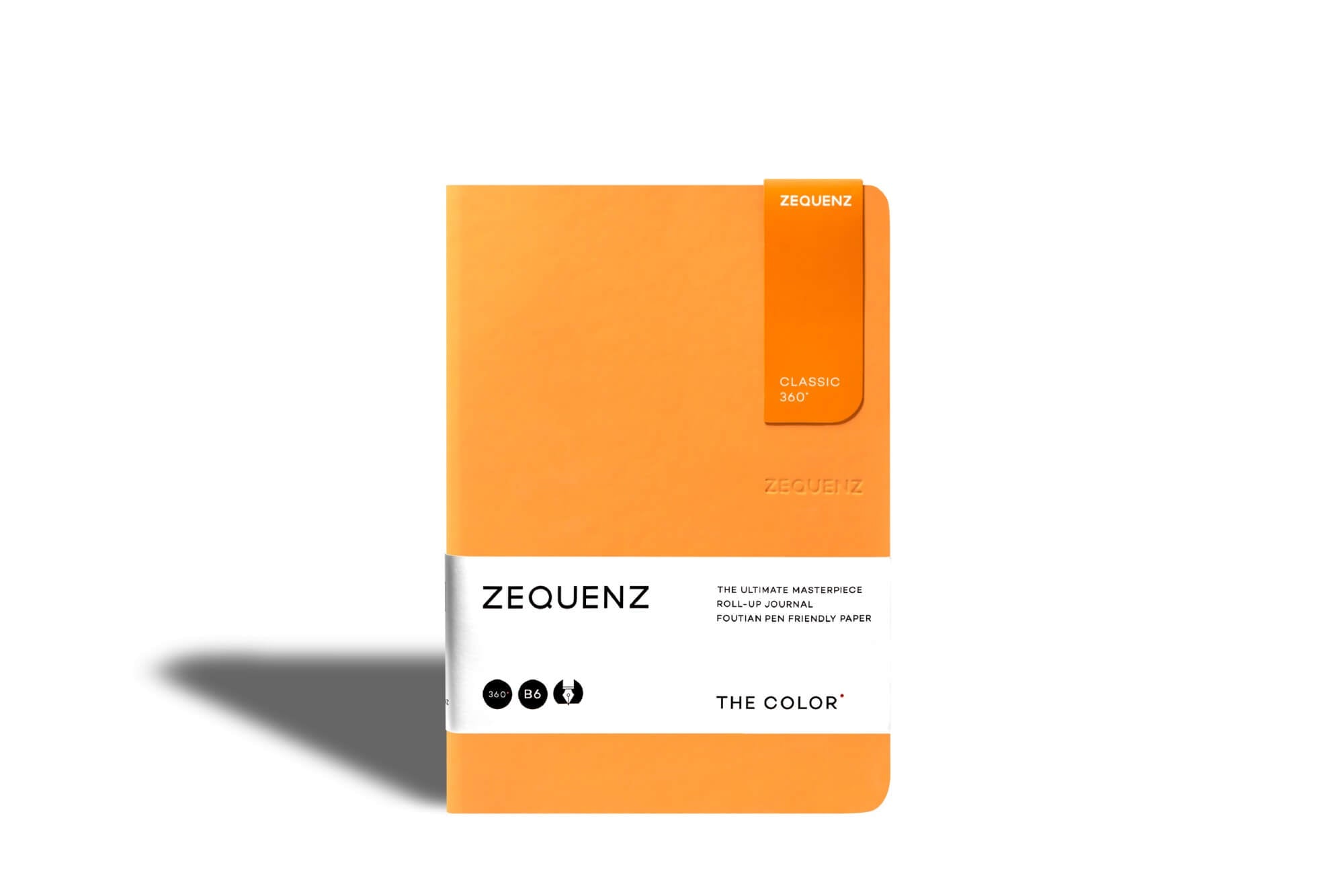 Carnet ZEQUENZ The Color - B6 - Quadrillé - Apricot - 8859340512320