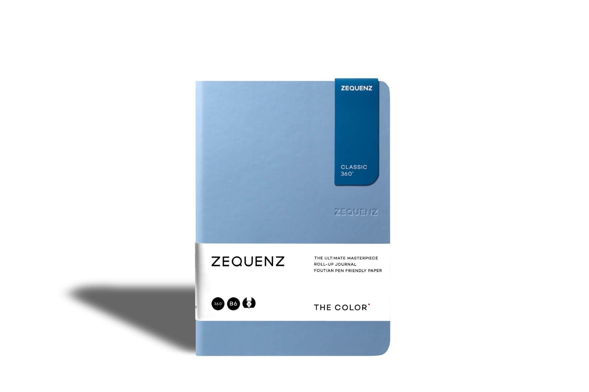 Carnet ZEQUENZ The Color - B6 - Quadrillé - Light Blue - 8859340512207