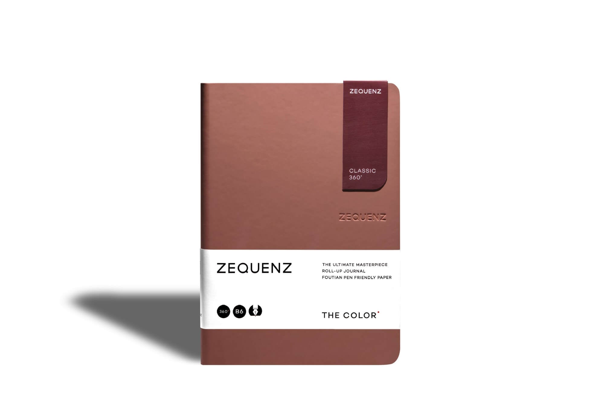 Carnet ZEQUENZ The Color - B6 - Quadrillé - Terra - 8859340517424