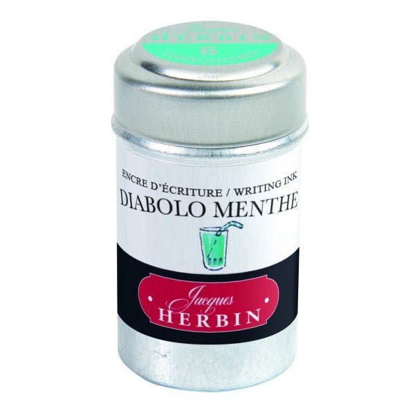 Cartouches d'encre JACQUES HERBIN - Diabolo Menthe - 3188550201331