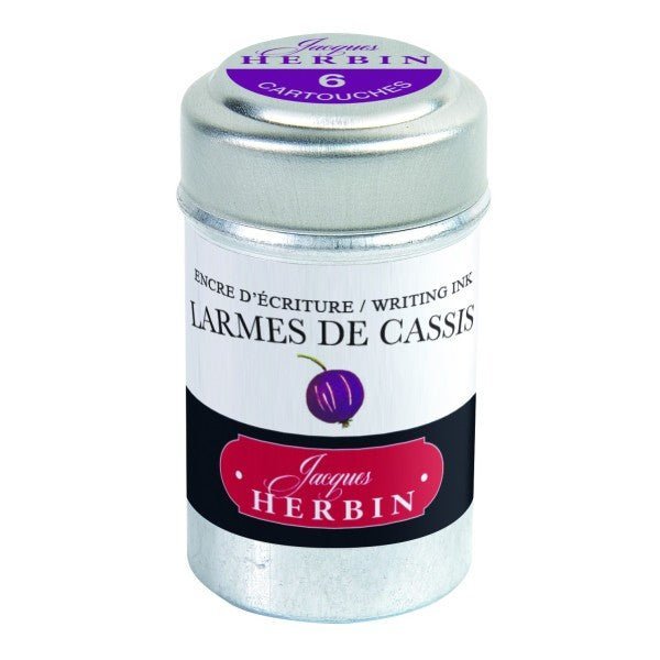 Cartouches d'encre JACQUES HERBIN - Larme de Cassis - 3188550201782