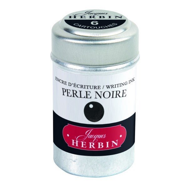 Cartouches d'encre JACQUES HERBIN - Perle Noire - 3188550201096