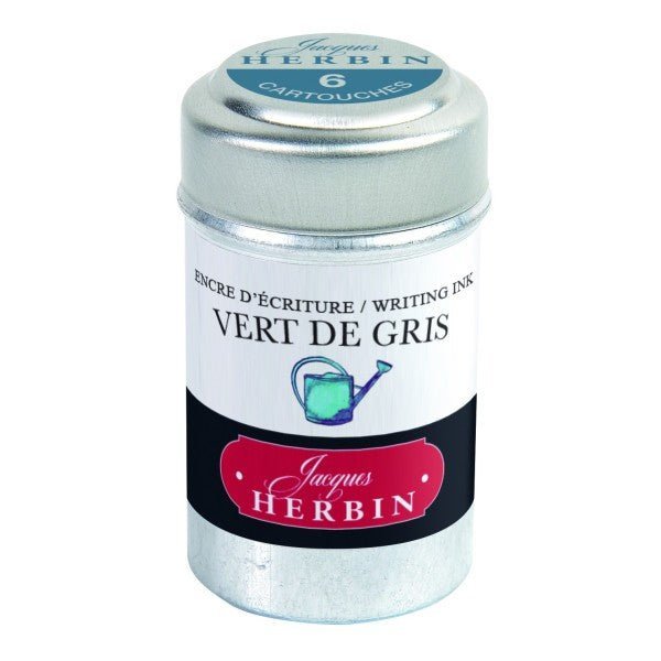 Cartouches d'encre JACQUES HERBIN - Vert de Gris - 3188550201072