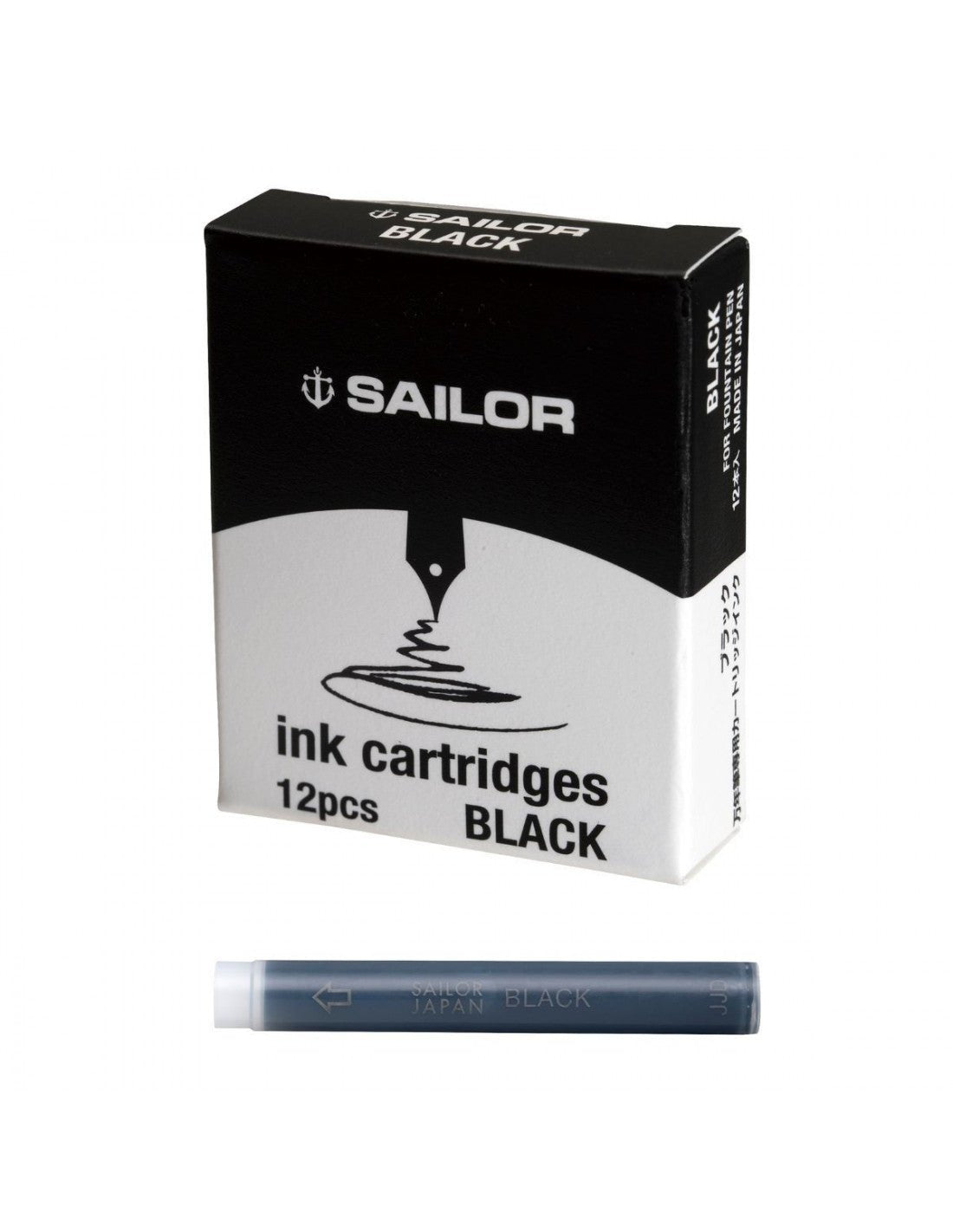 Cartouches d'encre SAILOR Jentle - Noir - 4901680180074