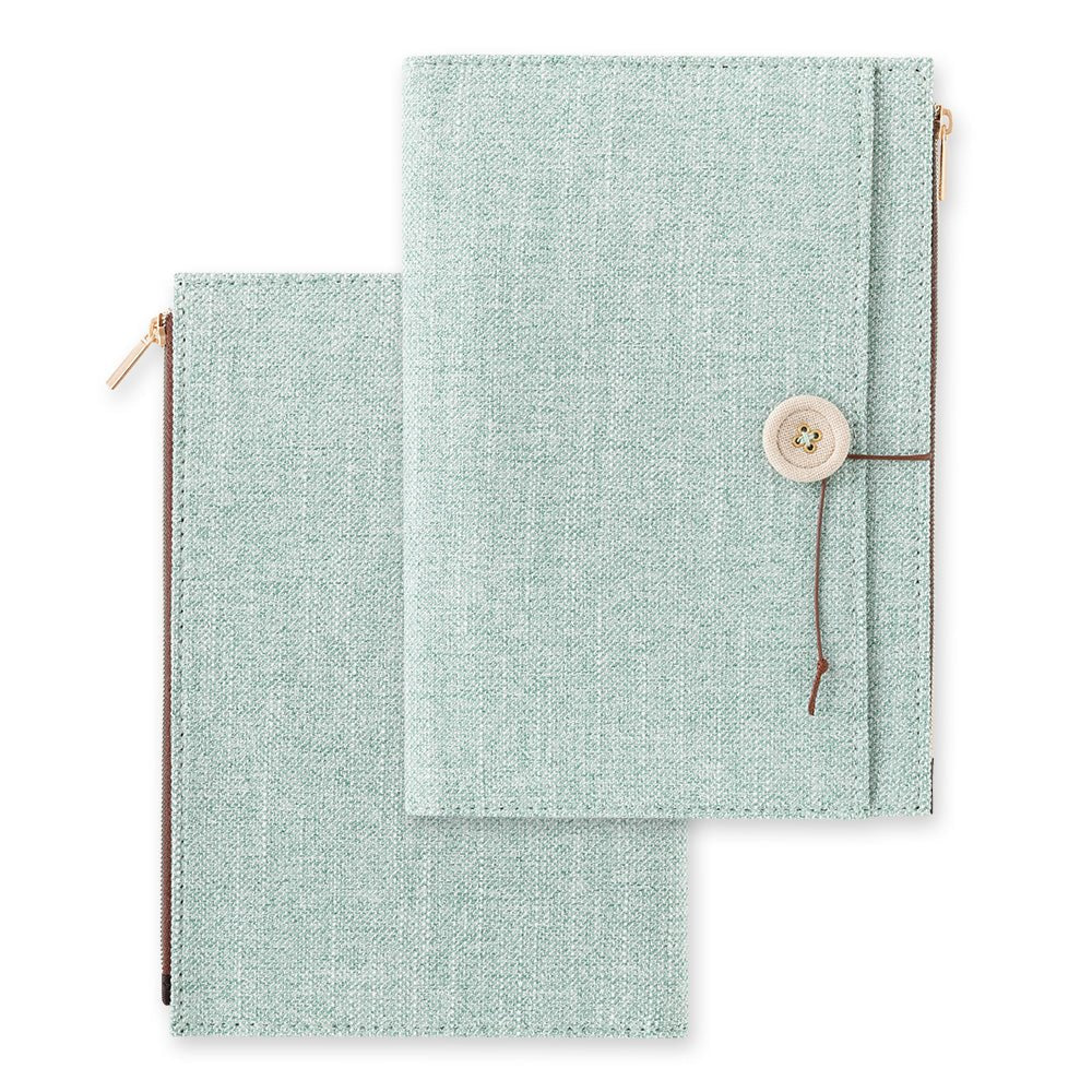 Couverture MIDORI Notebook Yuru Log - B6 - Bleu - 4902805153614