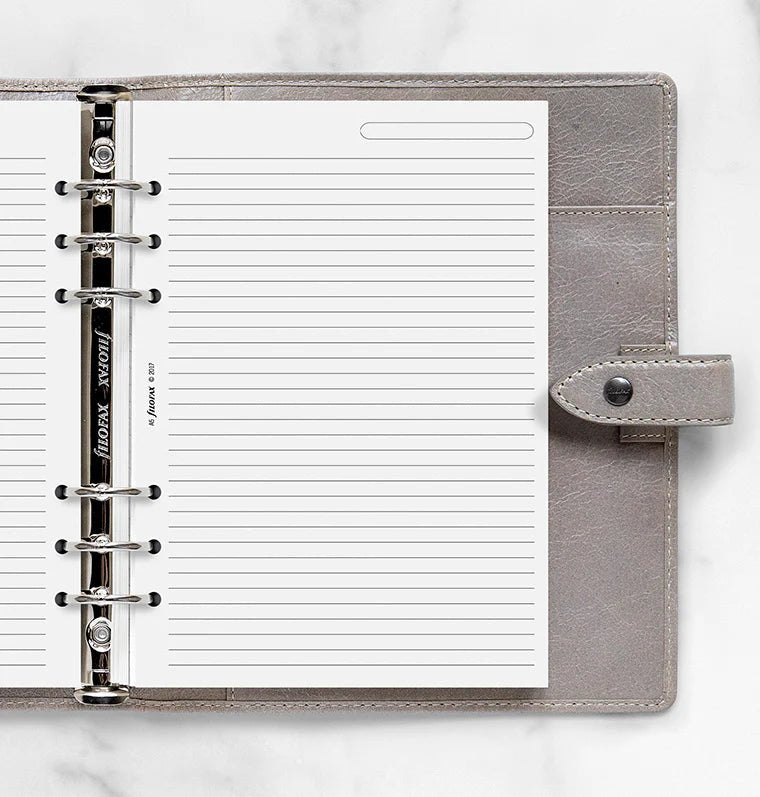 Feuilles de notes lignées FILOFAX - Blanc - A5 - A5 - Ligné - 5015142020217