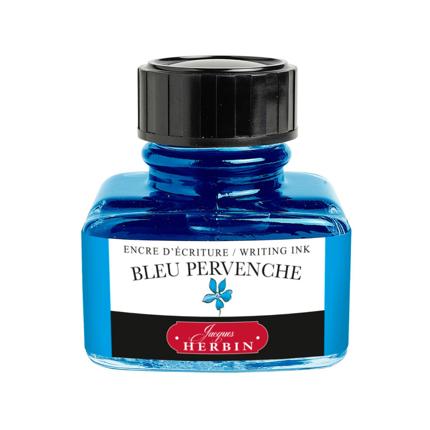 Flacon d'encre JACQUES HERBIN - Encre d'écriture - Bleu Pervenche (30ml) - 30 ml - 3188550130136