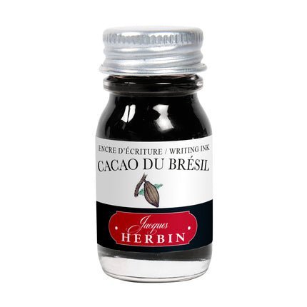 Flacon d'encre JACQUES HERBIN - Encre d'écriture - Cacao du Brésil (10ml) - 10 ml - 3188550115454