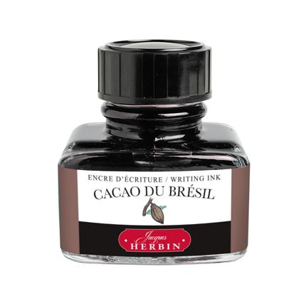 Flacon d'encre JACQUES HERBIN - Encre d'écriture - Cacao du Brésil (30ml) - 30 ml - 3188550130457