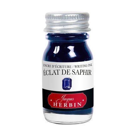 Flacon d'encre JACQUES HERBIN - Encre d'écriture - Éclat de Saphir (10ml) - 10 ml - 3188550115164