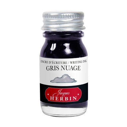 Flacon d'encre JACQUES HERBIN - Encre d'écriture - Gris Nuage (10ml) - 10 ml - 3188550115089