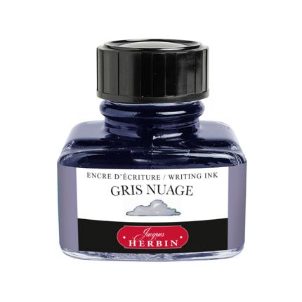 Flacon d'encre JACQUES HERBIN - Encre d'écriture - Gris Nuage (30ml) - 30 ml - 3188550130082